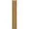 Ekena Millwork 5 1/2-in W x 20-in D x 32-in H Funston Slat Rough Cedar Woodgrain TimberThane Outlooker, Primed Tan OUTUR055X20X32FST24RCPR - alternate 6